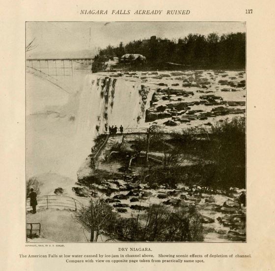 Dry Niagara Falls