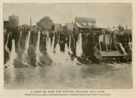 Power Houses and Mills Along Lower River 